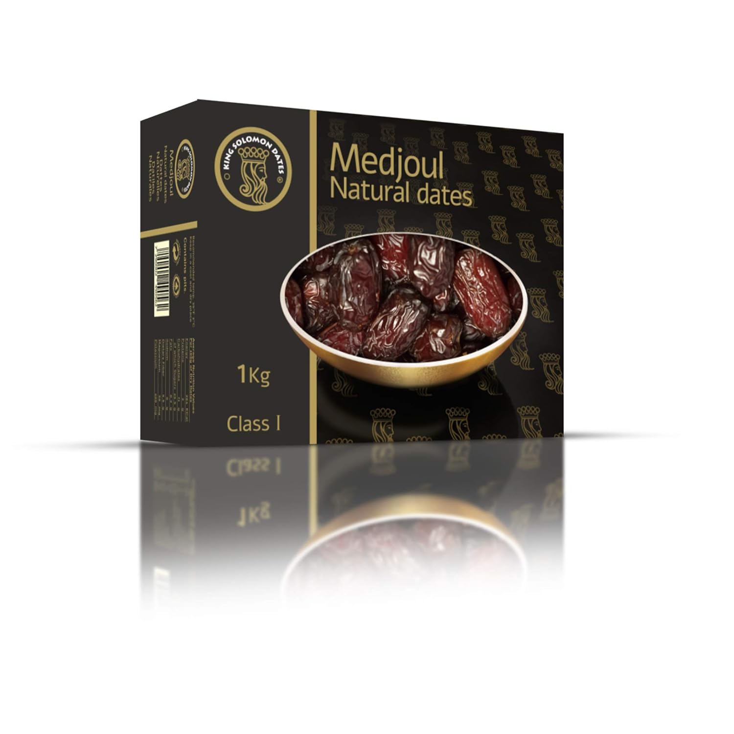 KING SOLOMON DATES Premium Medjool Dates - Big Jumbo Size 1Kg