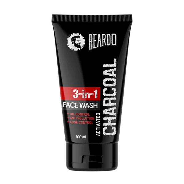 Beardo Charcoal Face Wash, 100ml Beardo Charcoal Face Wash, 100ml Beardo Beardo Charcoal Face Wash