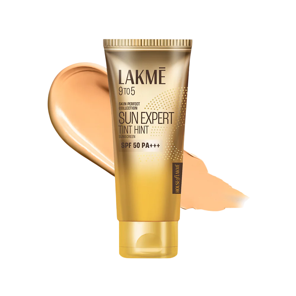 Lakmē Sun Expert Tinted Sunscreen SPF 50 PA +++ Broad spectrum UVA/B protection Blue light protection No White Cast for all dry, oily, normal skin Matte Finish