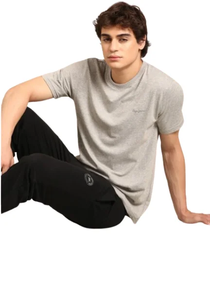 Pepe Jeans Men Crew Neck Relaxed Fit Lounge Tshirt