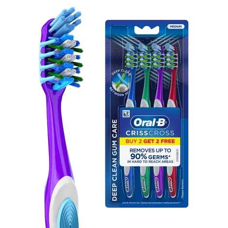 Oral B Pro Health Gum Care Toothbrush Medium - 4pcs